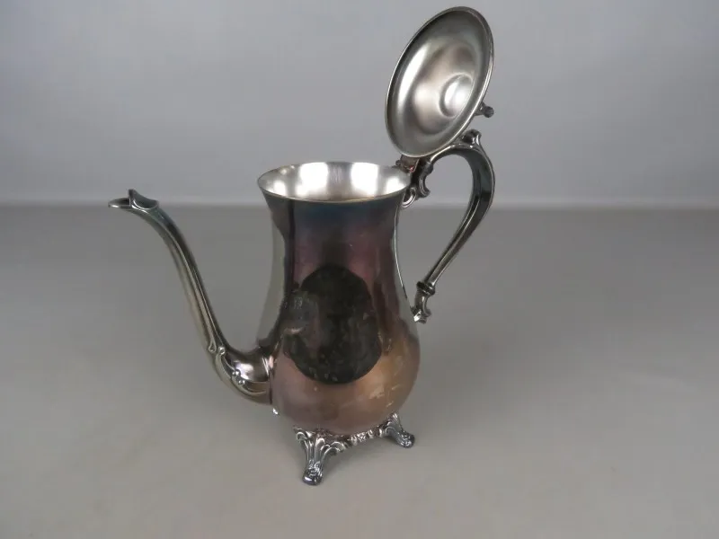 Koffiekan verzilverd