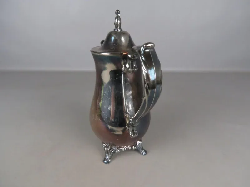 Koffiekan verzilverd