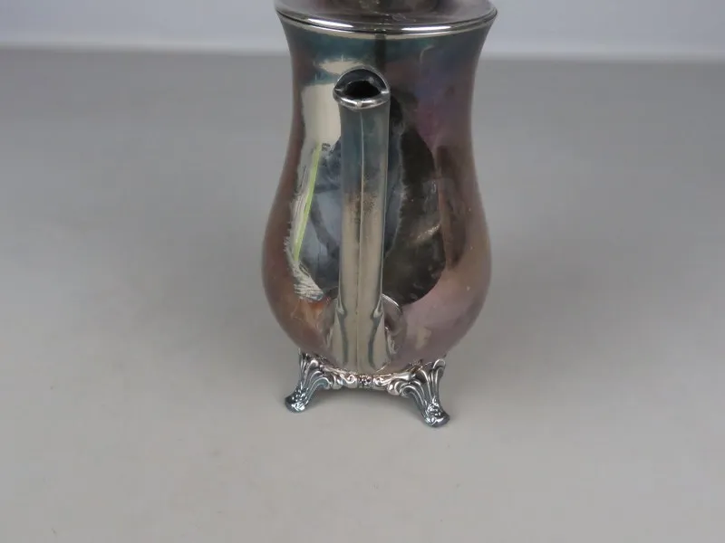 Koffiekan verzilverd