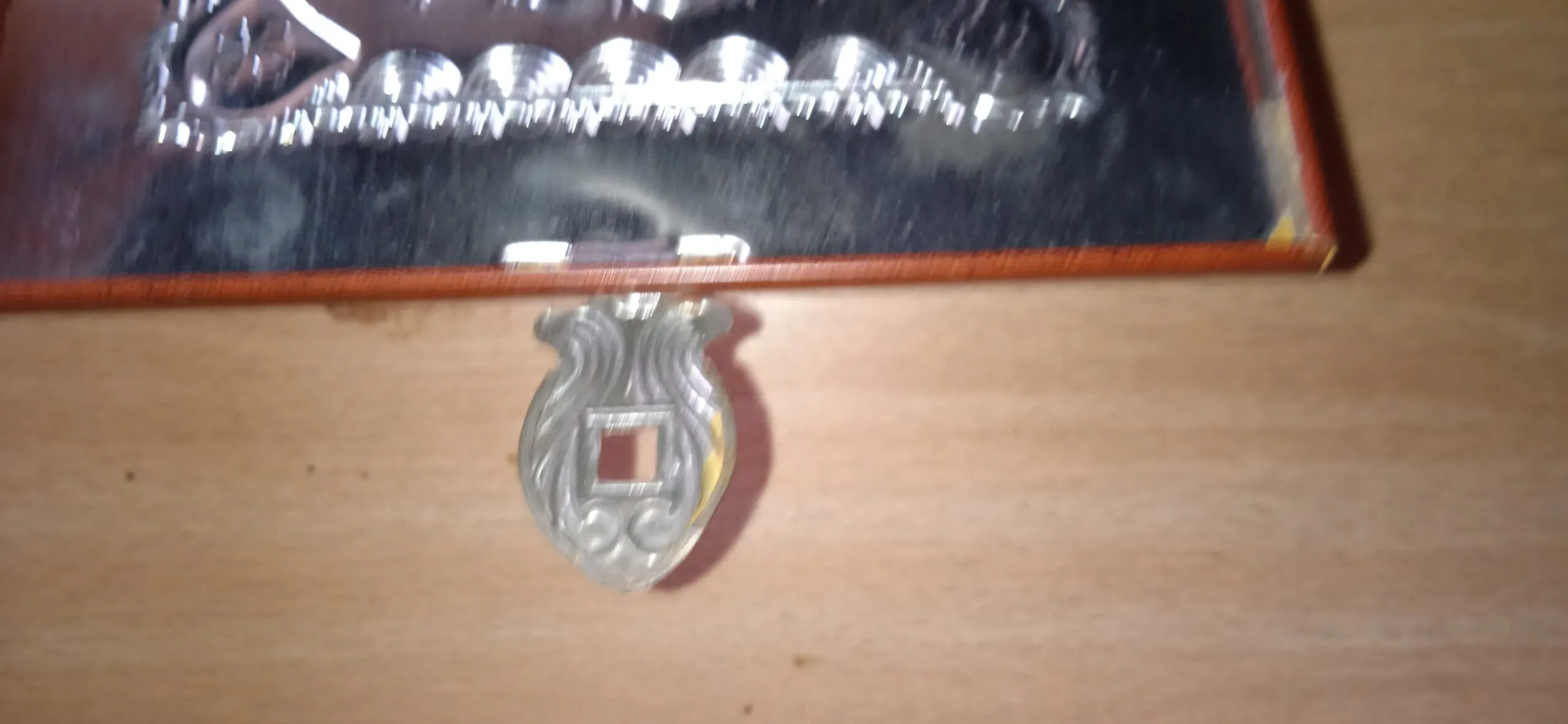 Vintage blikken kistje