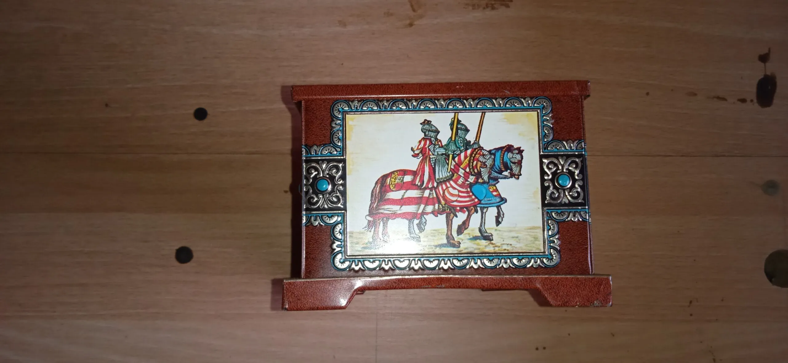 Vintage blikken kistje