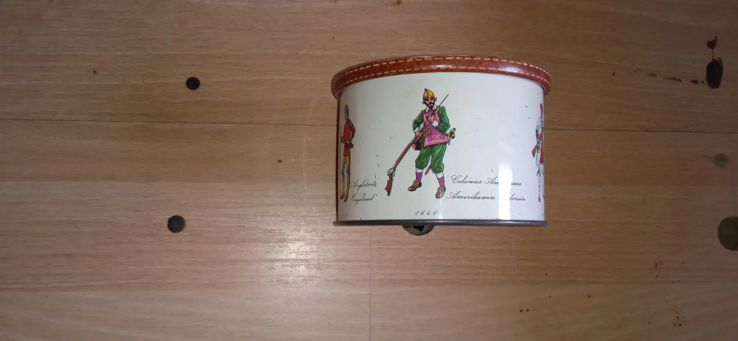 Vintage blik Superchocolat Jacques