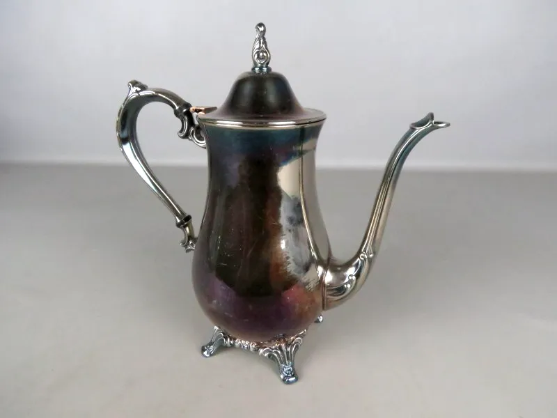 Koffiekan verzilverd