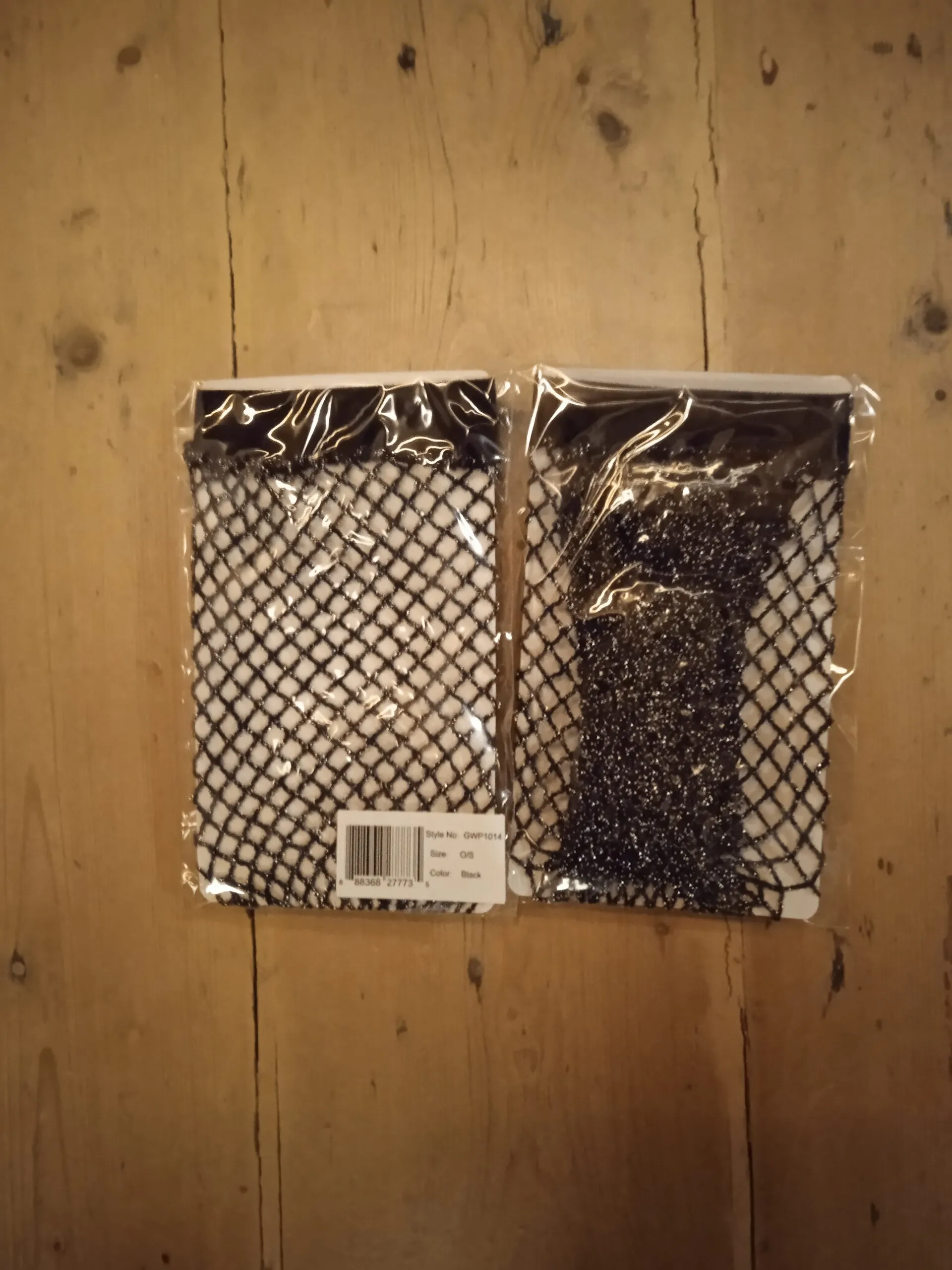 50 paar glitter visnet sokken