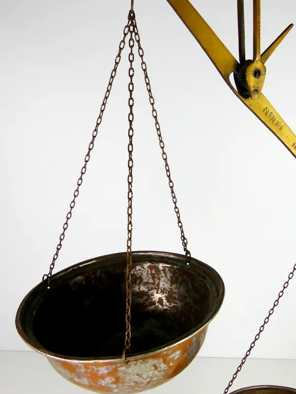 Vintage hangweegschaal