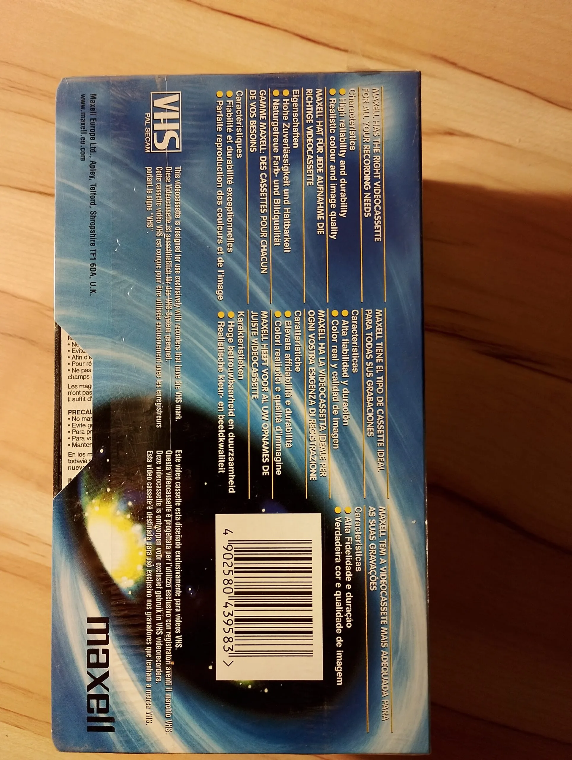 Maxell Mega Power Tapes 240 – VHS