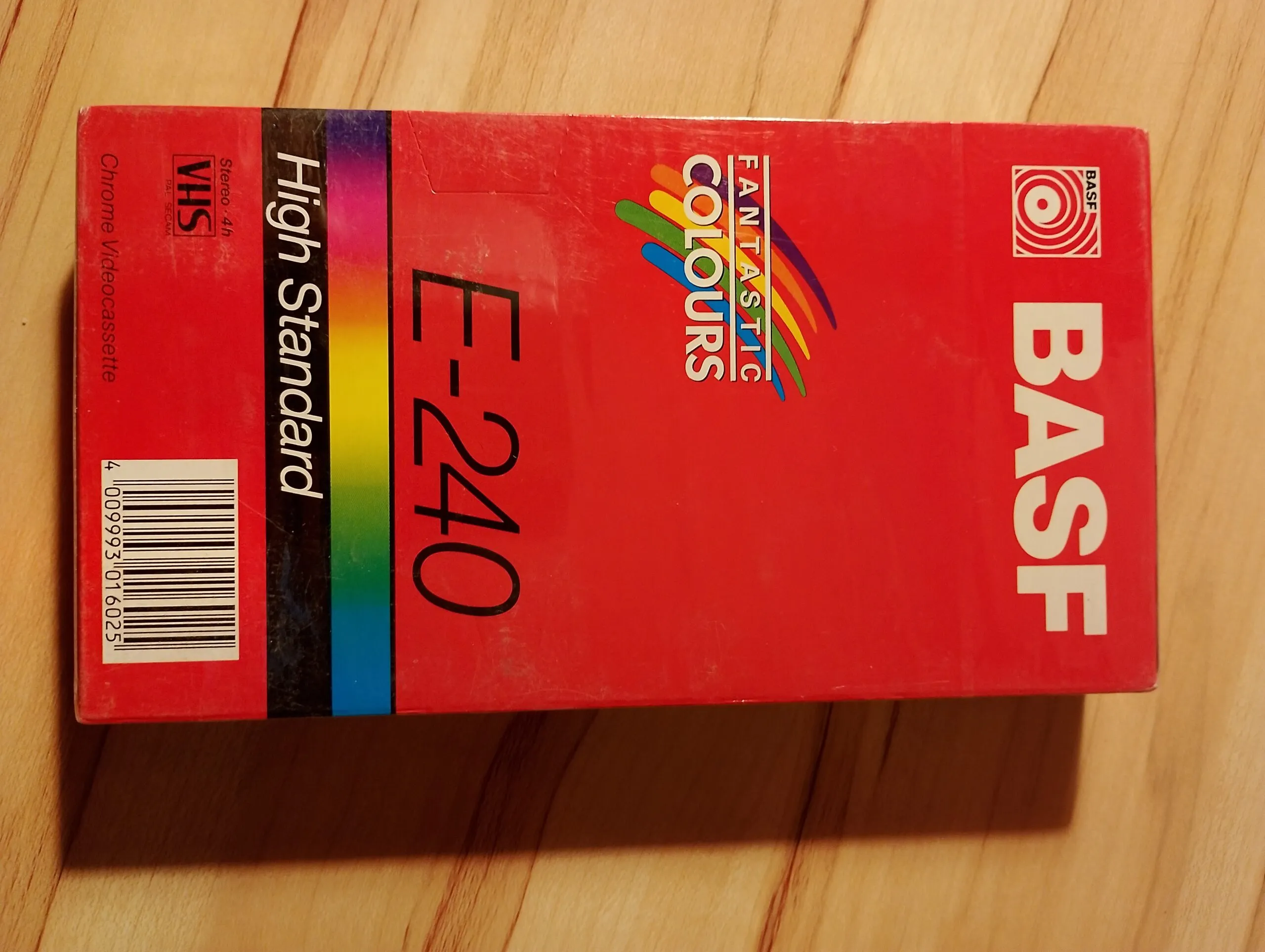 3 Basf E 240 videocassettes – VHS