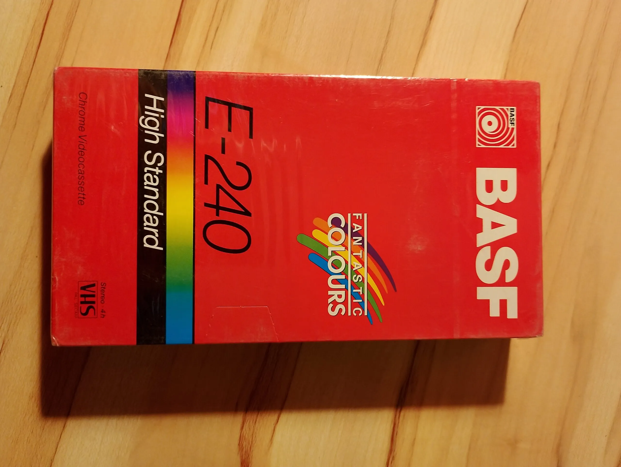 3 Basf E 240 videocassettes – VHS