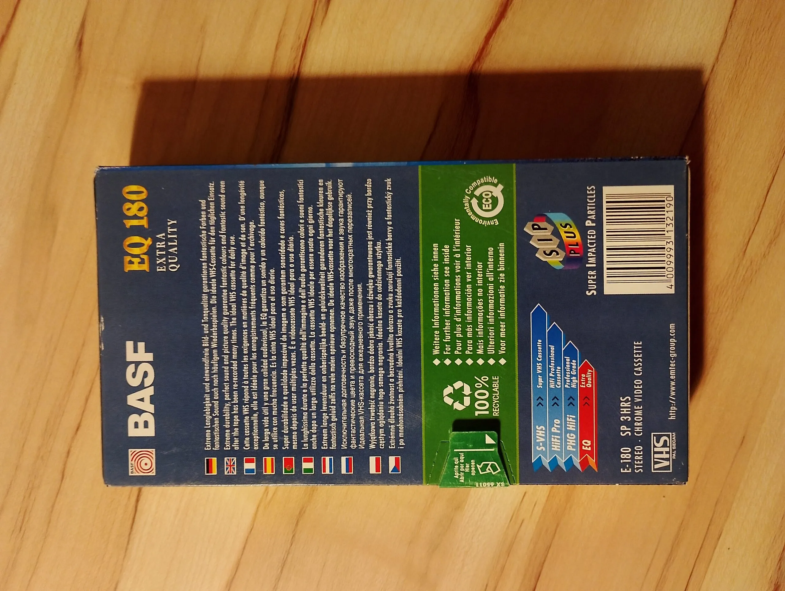 2 Basf EQ 120 + 1 Basf EQ 180 videocassettes – VHS