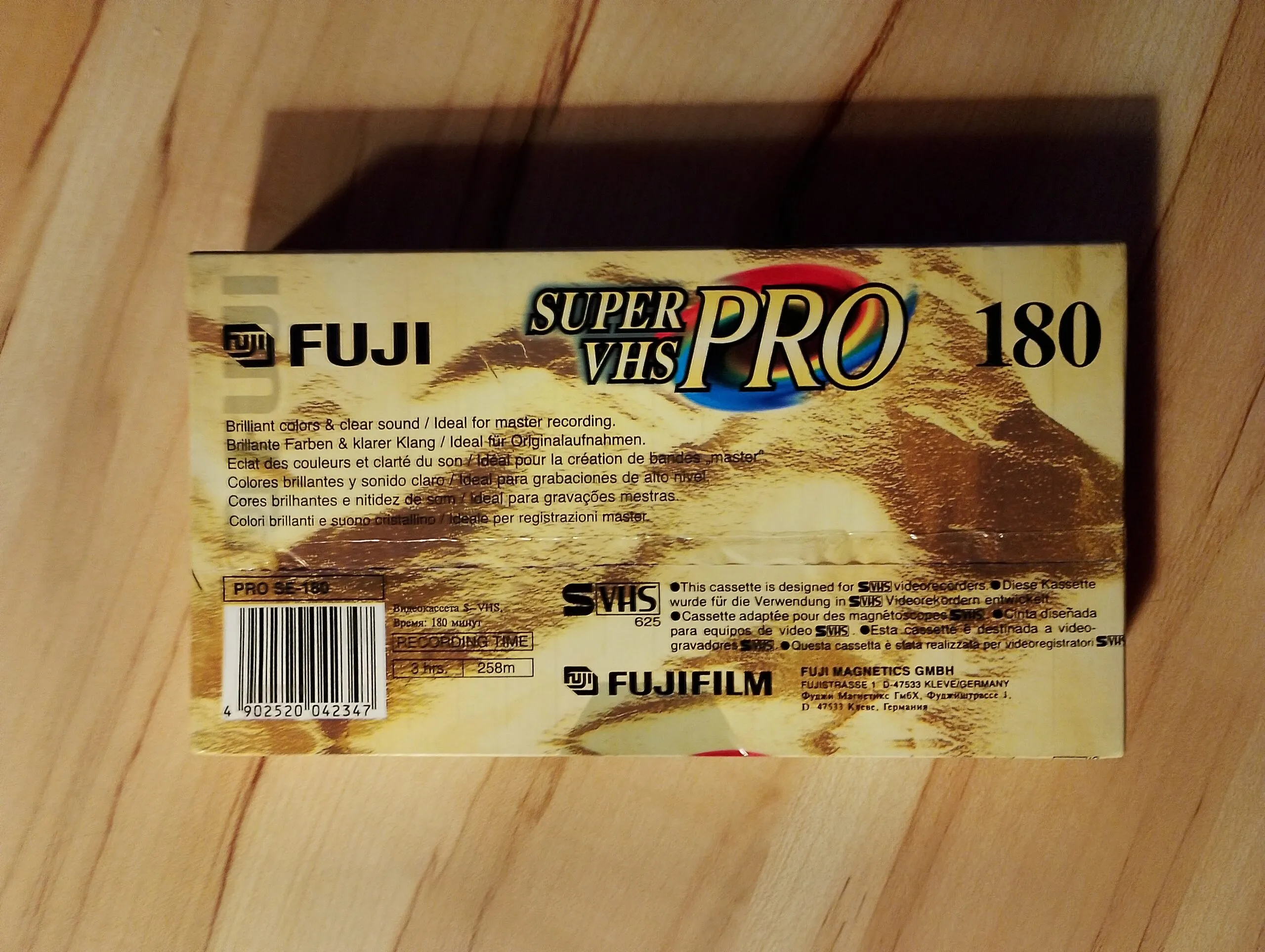 3 Fujifilm videocassettes – VHS