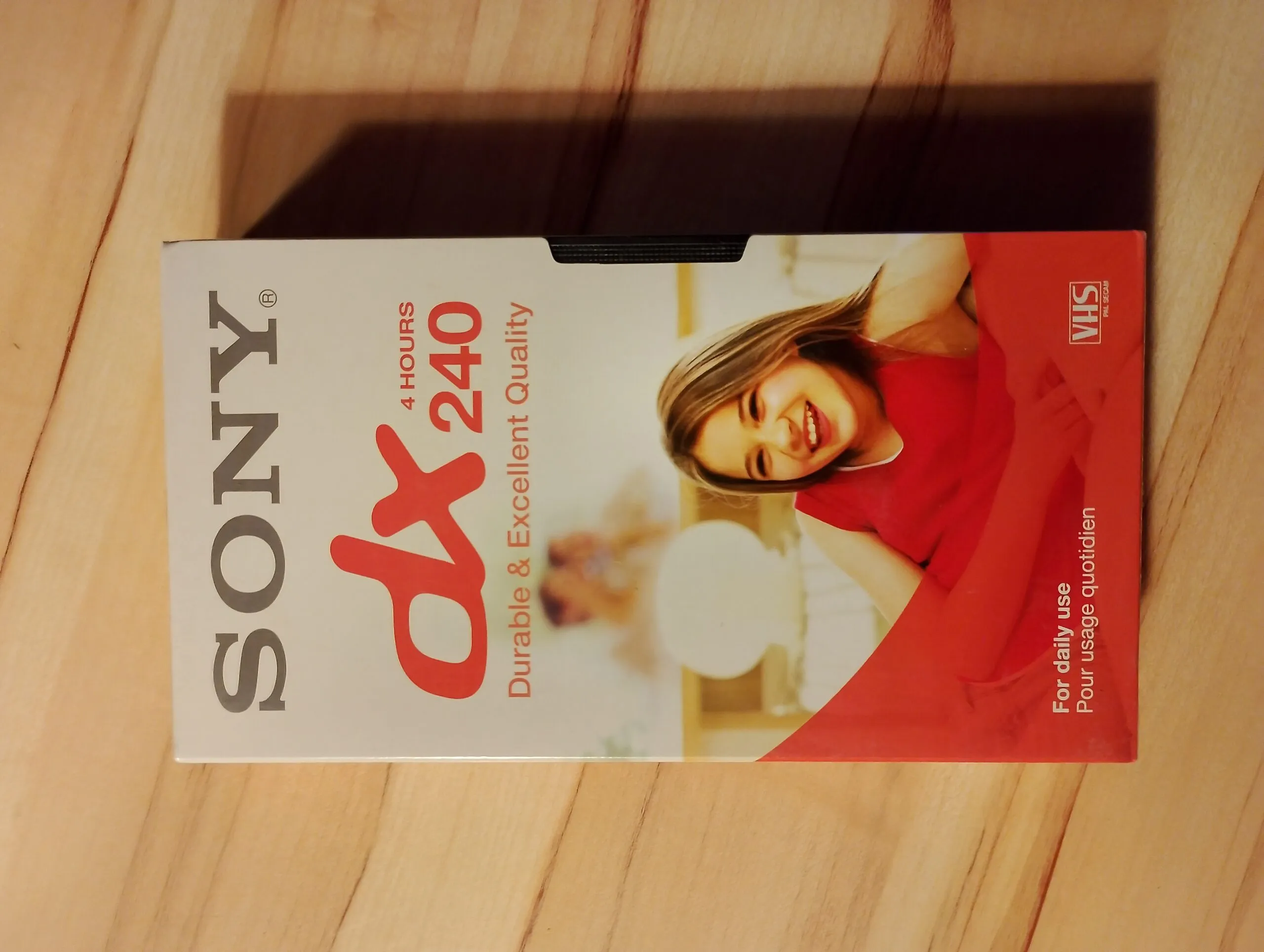 5 Sony VHS videocassettes