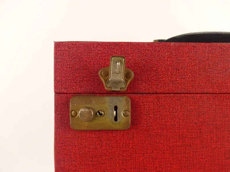 Vintage platenkoffertje