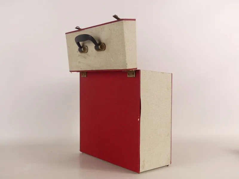 Vintage platenkoffertje