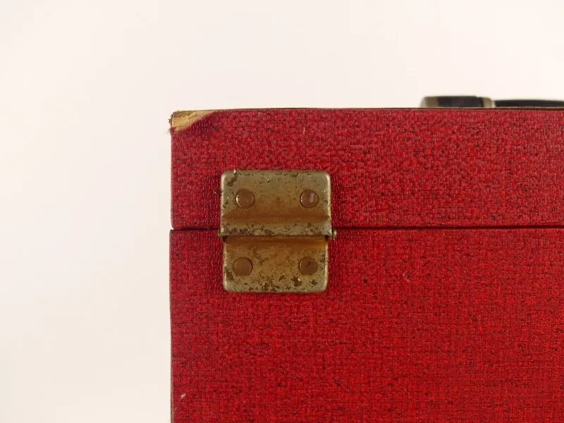 Vintage platenkoffertje