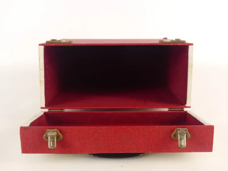 Vintage platenkoffertje