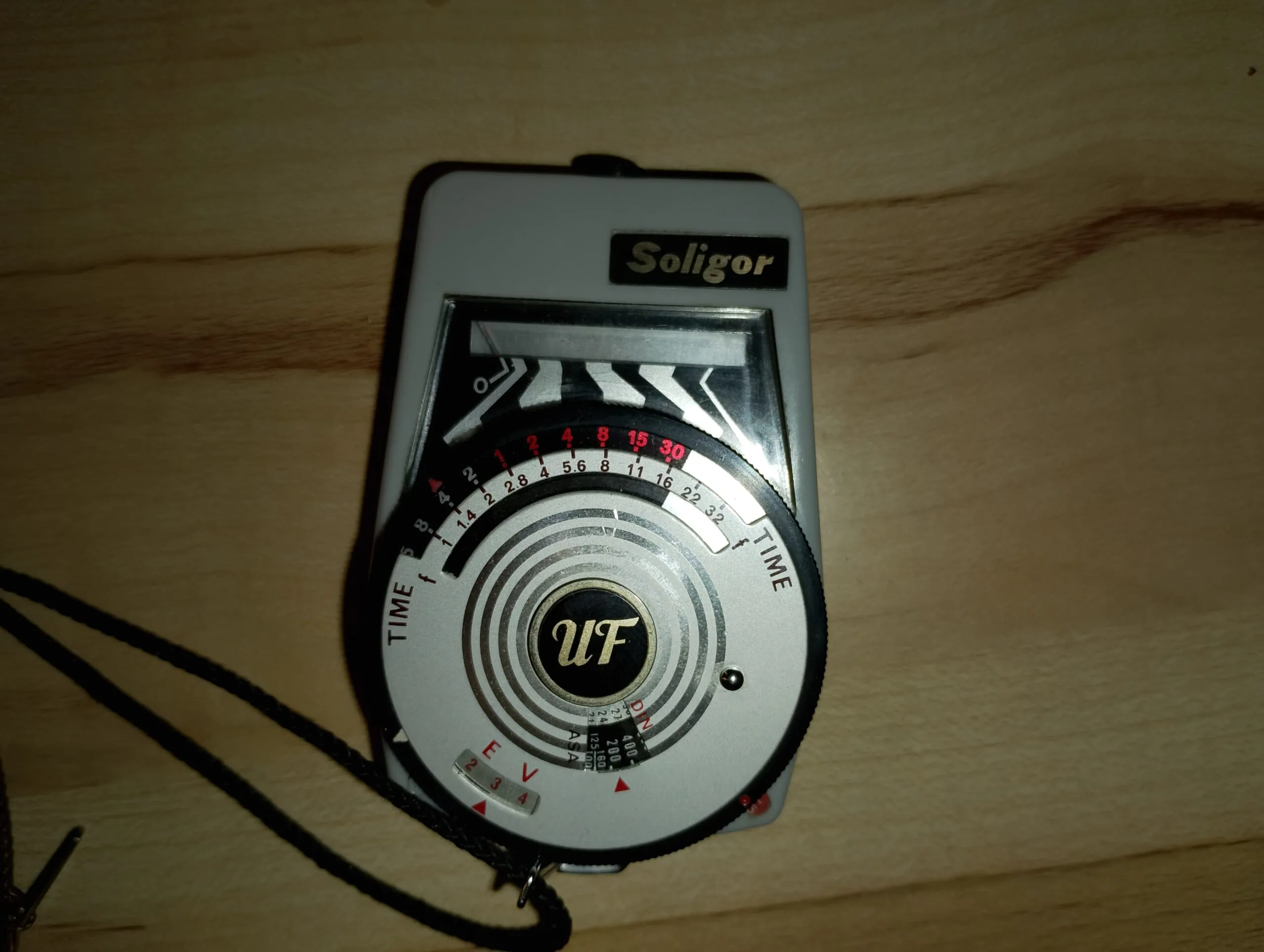 Soligor UF lichtmeter met zakje + 2de voor onderdelen